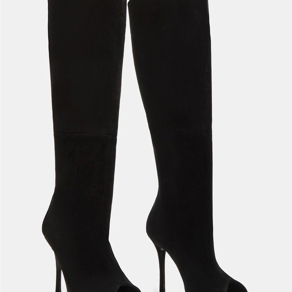 Steve Madden Black Heeled Boots